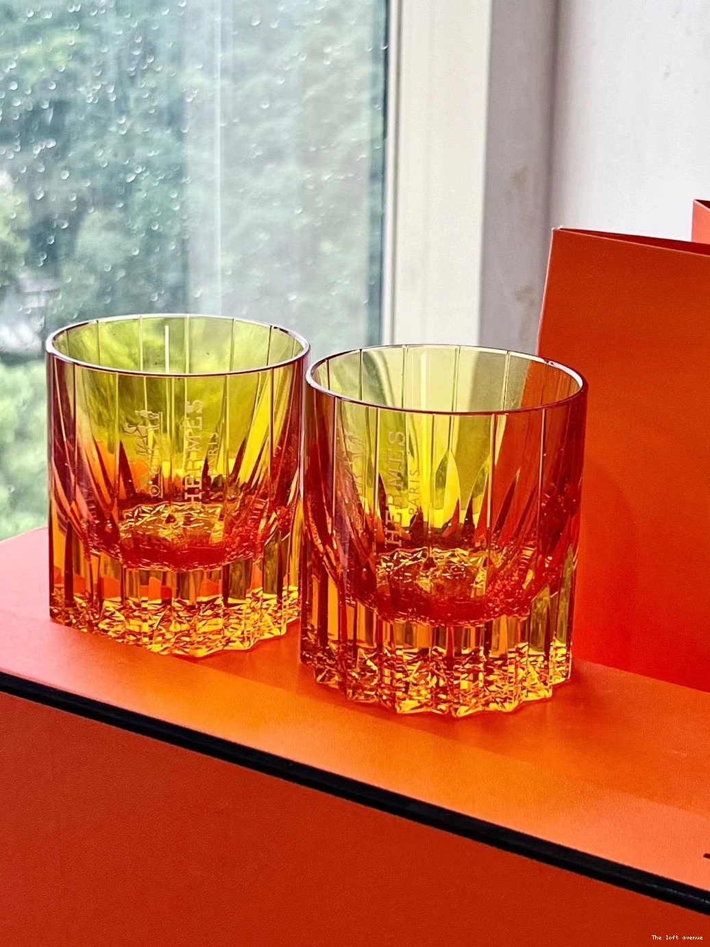 HERMES GLASSWARE CUPS 0820